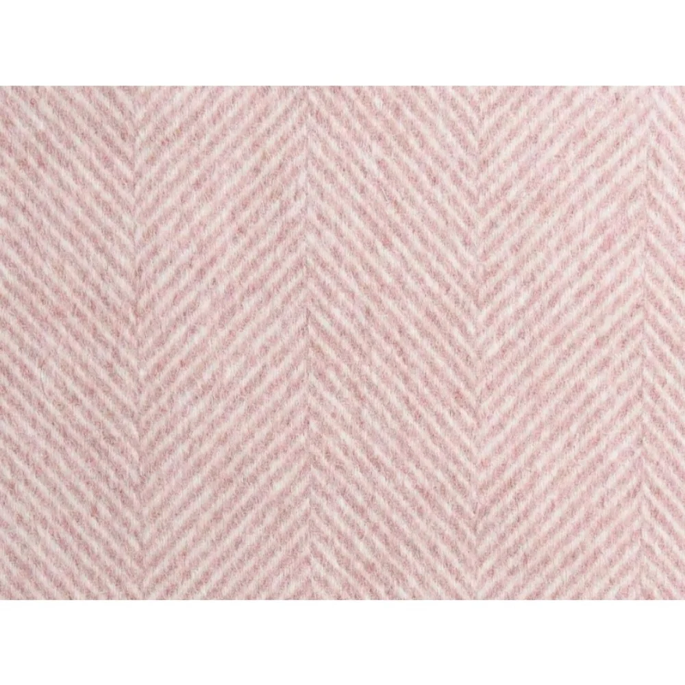 NWT 100% wool Belle & Bloom Herringbone pink coat. - Picture 8 of 9